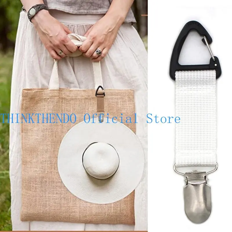 39BB Hat Clip for Travel Small Portable Fabric Clips for Holding on Bag Purse