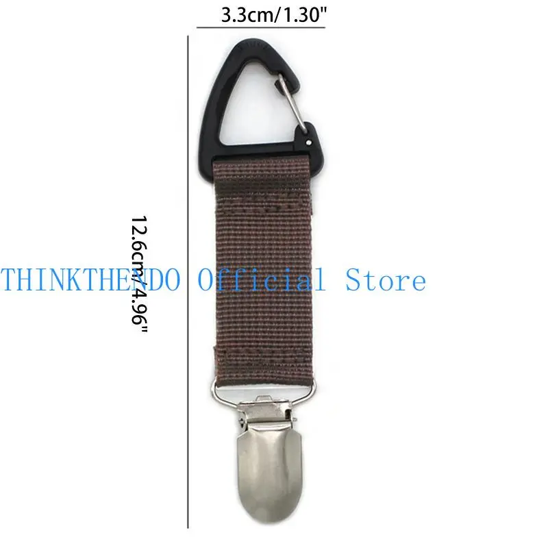 39BB Hat Clip for Travel Small Portable Fabric Clips for Holding on Bag Purse