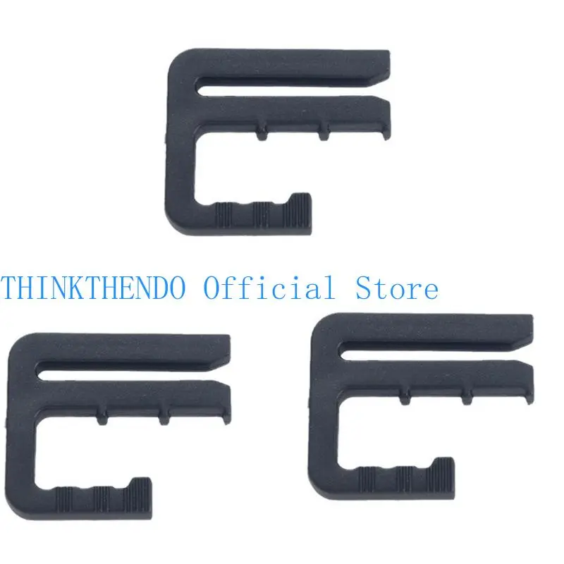 39BB 3Pcs Waistband Tightening Clip Waist Adjuster For Loose Pants Jeans Waist Decors