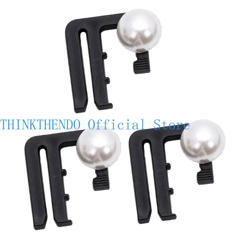 39BB 3PCS Jeans Waist Extender Tightening Clip Pants Waist Adjuster Women Accessories
