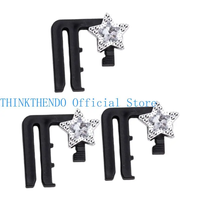 39BB 3PCS Jeans Waist Extender Tightening Clip Pants Waist Adjuster Women Accessories