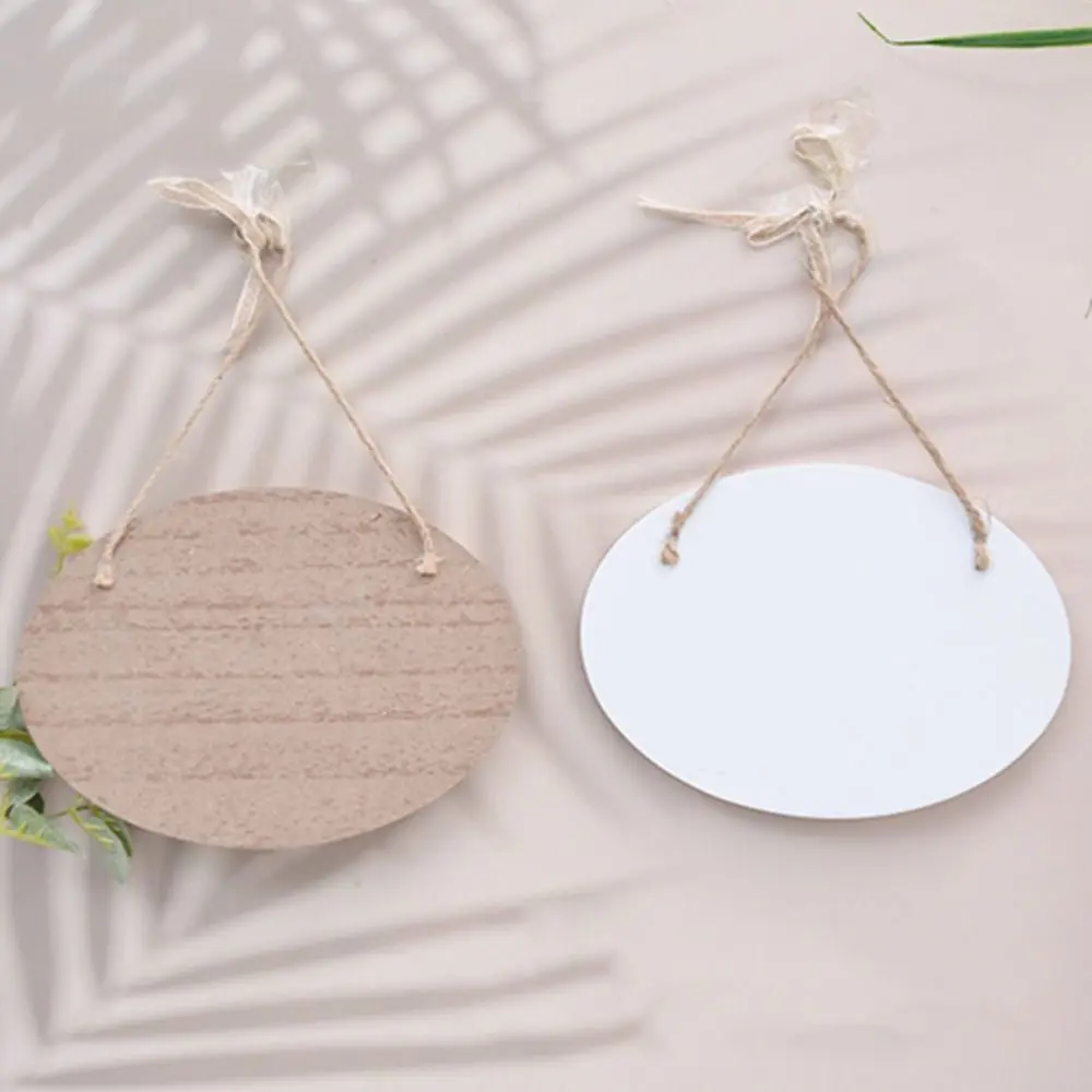 Beautiful Welcome Sign Home Decoration Oval Shape Shop Decor Garden Plaque Door Plate Layout Props Door Hanging Ornaments