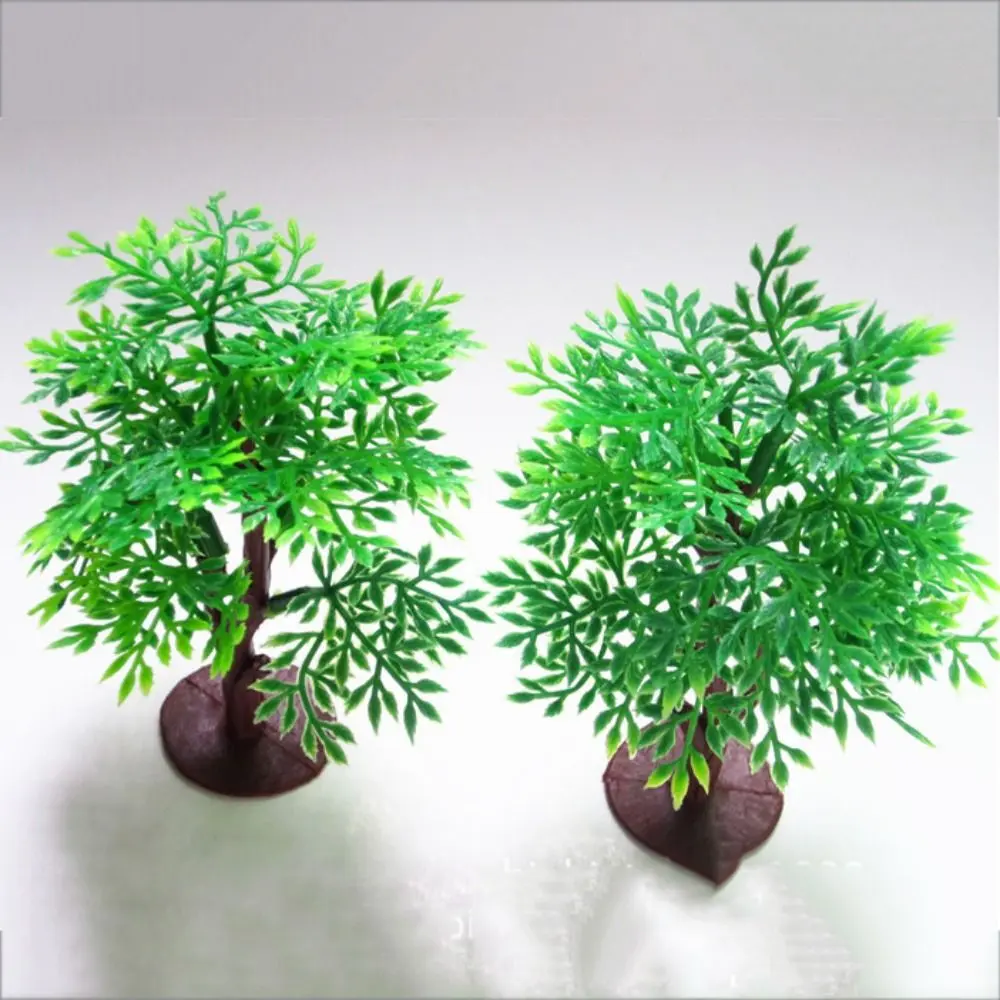 Miniature Figurines Handicraft Scene Decoration Artificial Tree Fake Tree Model Ornament Tree Flower Pot Ornaments