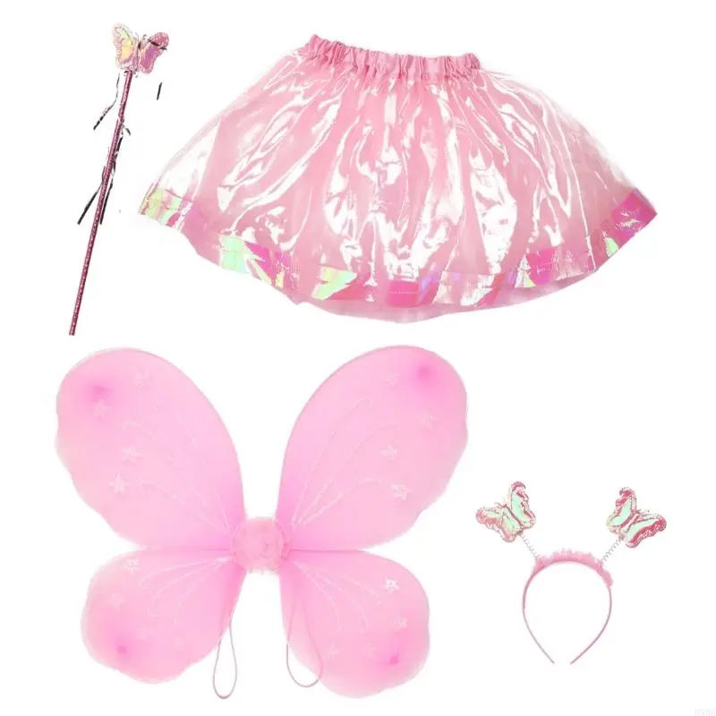 652F Elves Angel Wing Womens Girls Halloween Party Cosplays Costume, Butterfly Wing Stage  Photography Wing