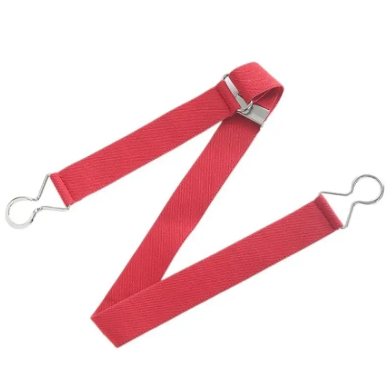 39BB Hook Fastener Belt All Age Simple Jeans Belt Elastic Waiststrap Adult Unisex Waistband Pants Belt Clothing Accessory