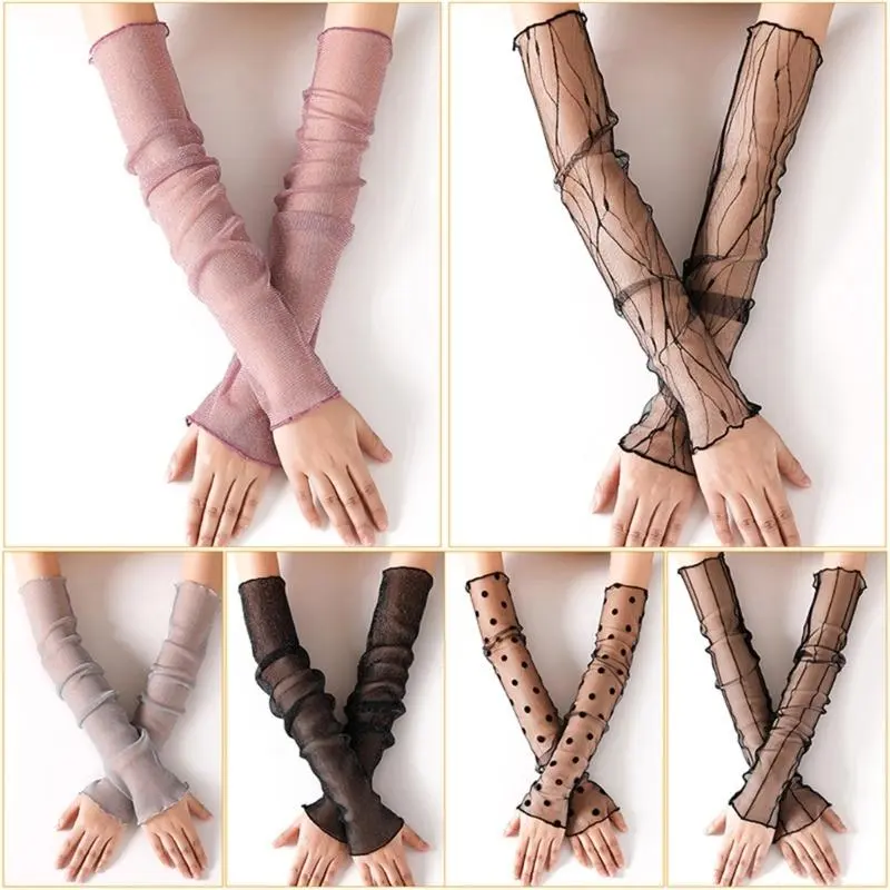 39BB 2lots Durability Sleeves Sportswears Running Arm Cover Sports Oversleeve