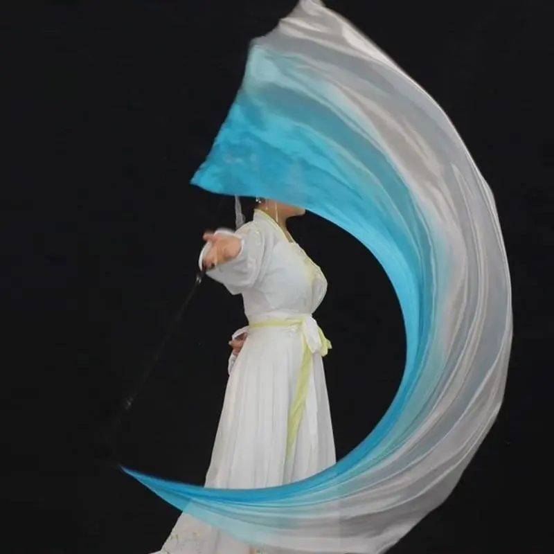 39BB Play Silk Scarf Silk Veil Poi Thrown Balls Stage Performances Props