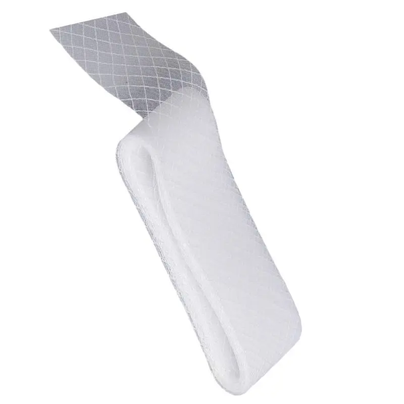 39BB Elastic Mesh Ribbon Binding Trim for Sinamay Hat Fascinator Hat 8cm Width Veil for Women Millinery Handmade Accessories