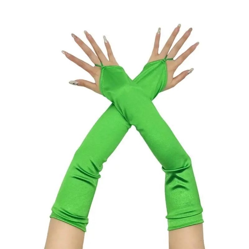39BB Evening Dress Gloves for Women Lady Fingerless Gloves Proms Gloves Women Gloves 1920s Women Gloves
