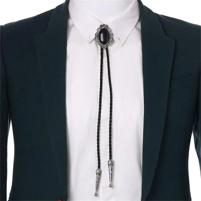 652F BoloTie Western Necklace Cowboybolo Tie CelticBolo Tie Men Western CowboyNecktie Stone BoloTie CowboyNecklace Tie
