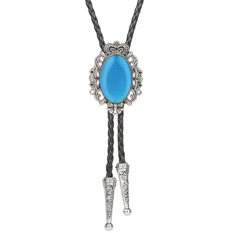 652F BoloTie Western Necklace Cowboybolo Tie CelticBolo Tie Men Western CowboyNecktie Stone BoloTie CowboyNecklace Tie