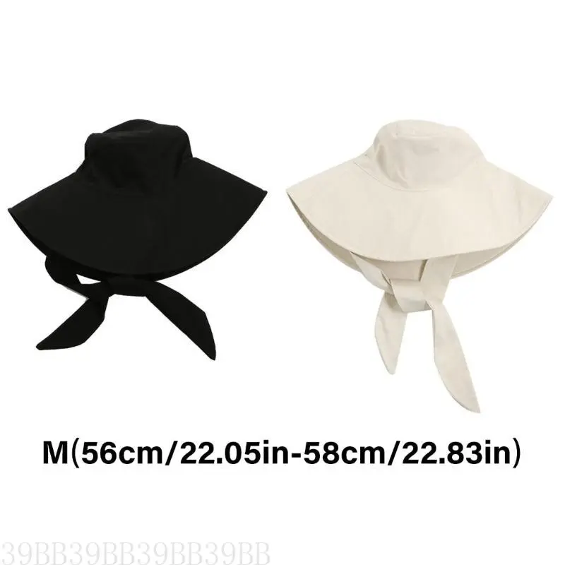 39BB Women Bucket Hat Outdoor Sun Hat for Outdoor Fishing Hiking Caps Breathable Sunscreen for Hot Season