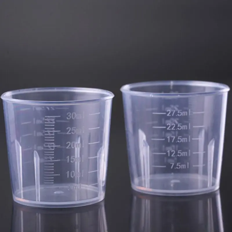 39BB Silicone Resin Measuring Cups Tool Kit Reusable Crystal Clear Epoxy Resin Tools Artwork Resin Casting & Mixing Supplies