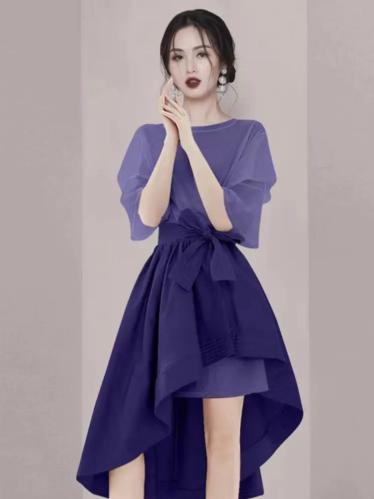 High-end French Suit Skirt 2025 Summer New Niche Design Western Style Women's Two-piece Set Mainland China Conjuntos De Falda