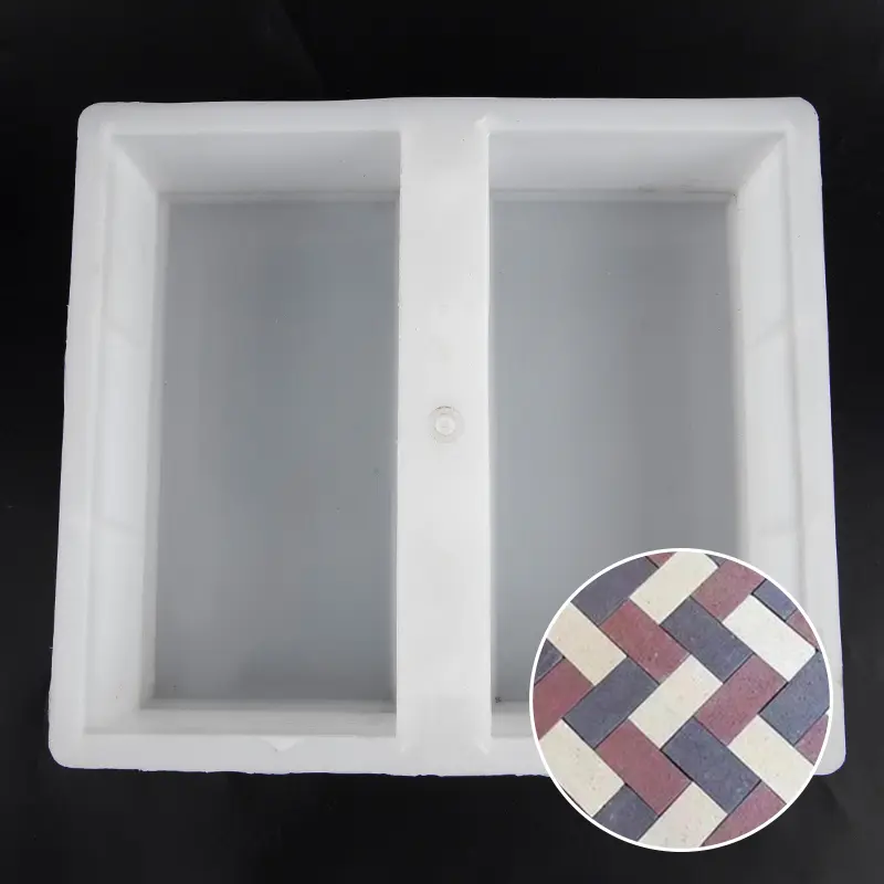 Brick Stone Mold Pavement DIY Path Maker Paving Cement Garden Decor