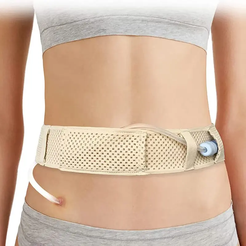 Peritoneal Dialysis Belt Mesh Breathable Skin Friendly Abdominal Catheter Care Protection Nylon Adjustable Gastric