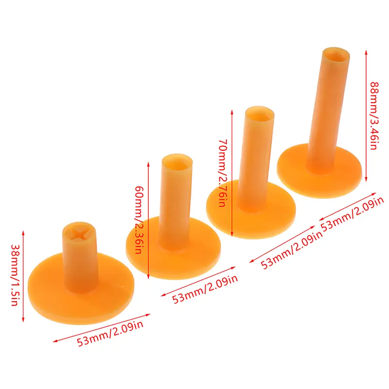 1PC Rubber Golf Tee Holders For Outdoor Sports Practice Driving Range 38mm 60mm 70mm 85mm Ball Accessories