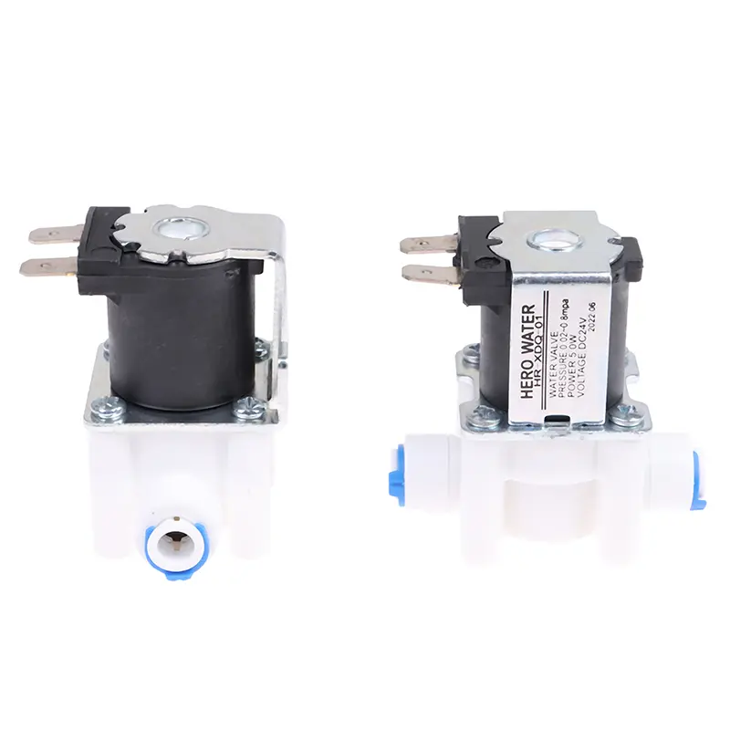 1PC Inlet solenoid valve 12V/24V pure water machine, purifier, reverse osmosis 2-point quick connect switch