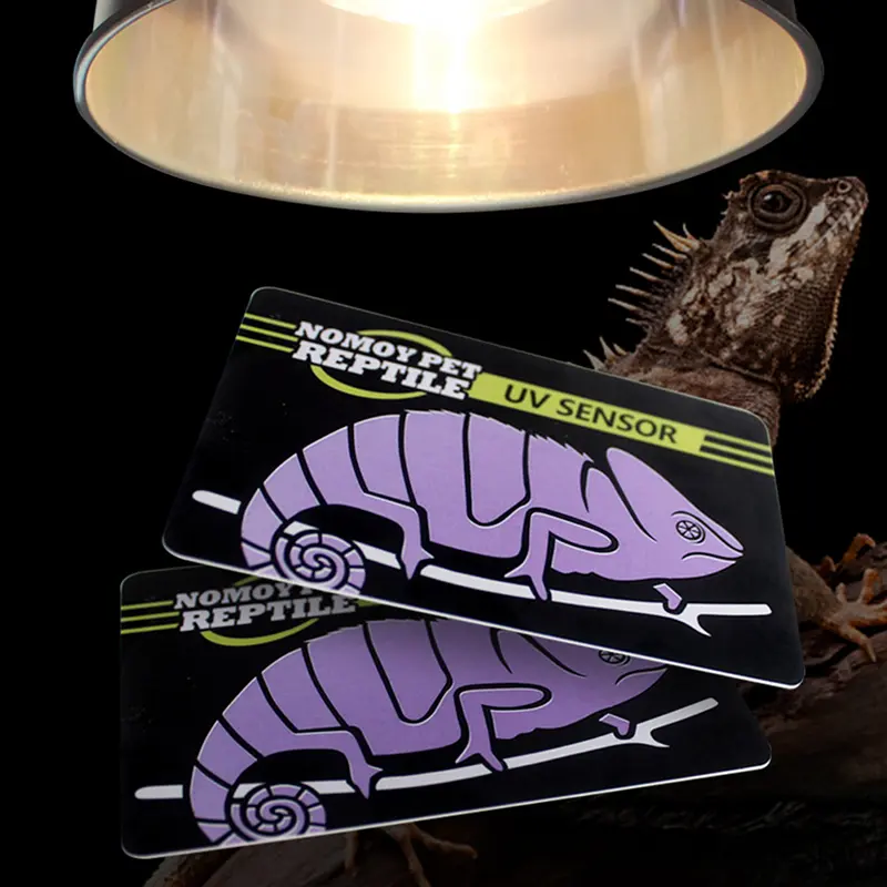 Reptile UVB Light Lamp Bulb Test Card UV Tests Paper Tester Meter Pet Supplies Turtle Ultraviolet Tool