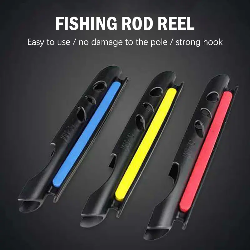 Fishing Coiling Plate Clip On Rod Line Holder Winding Board Bite Bobbin Tackle Accessories