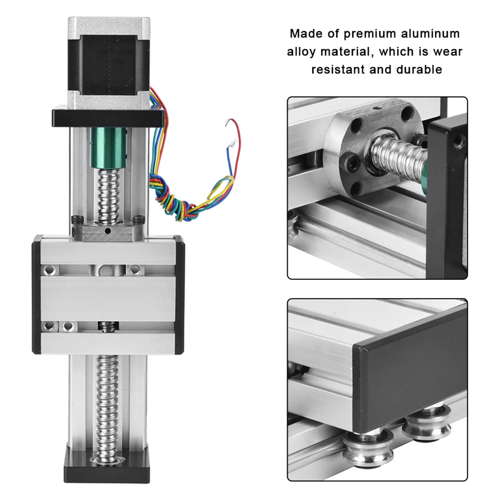 300mm Stroke Single Shaft Ball Screw Linear  Rail CNC Sliding Table with 42 Motor CNC Linear Slide Stage Linear  Rail