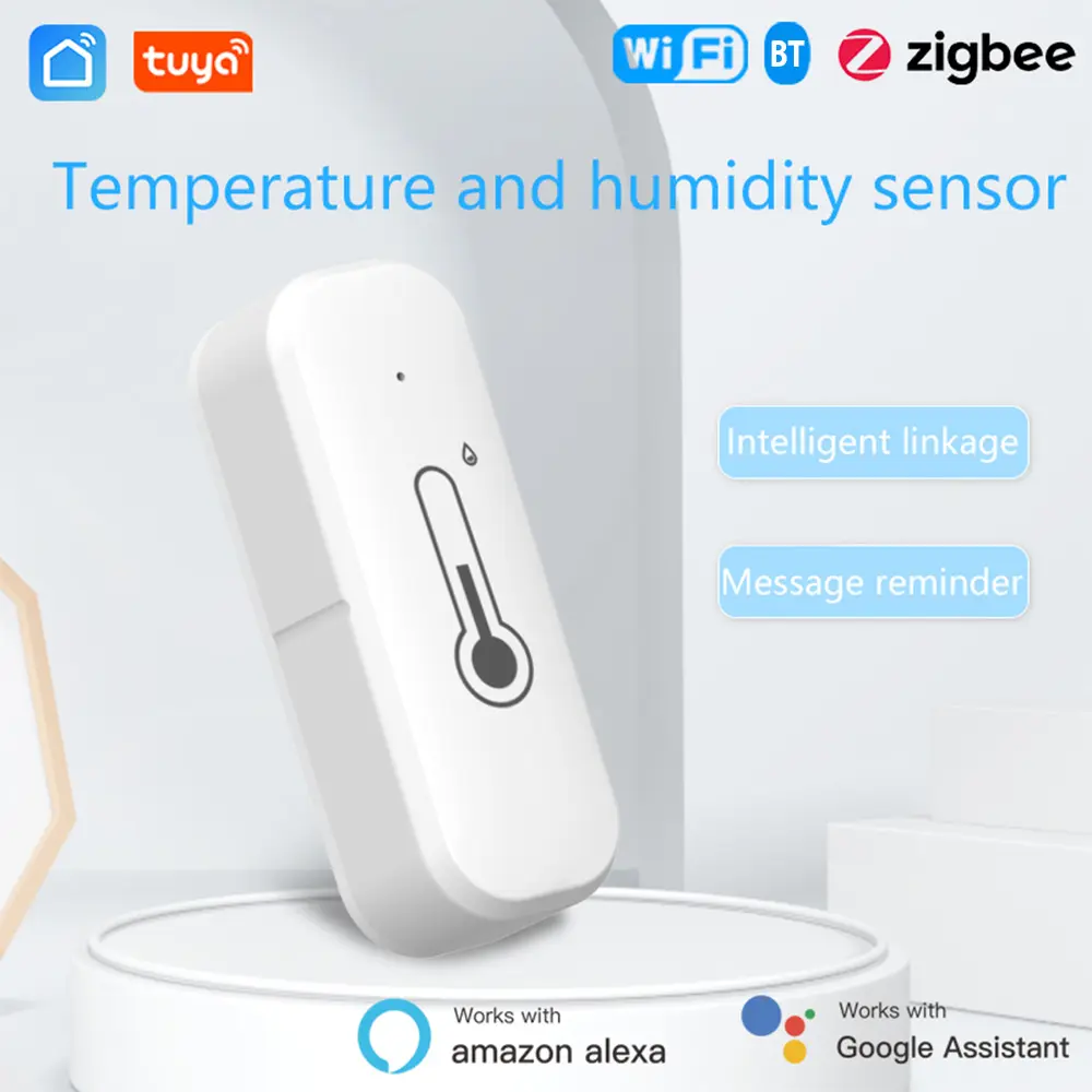 3 Pack WiFi Temperature Humidity Sensor  APP Smart Control Mobile Sharing Device  Device Smart Temperature and Humidity Monitor