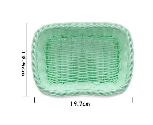 Home Storage Basket Desktop Basket Photo Props for Home Storage Decoration Sweet Color Basket Nordic Storage Fruit Basket