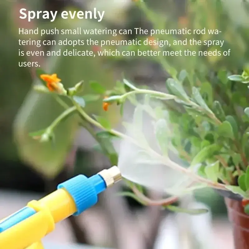 Randomly Select One in Blue and Red Manual High Pressure Air Pump Manual Sprayer Adjustable Drink Bottle Spray Head Nozzle Garde