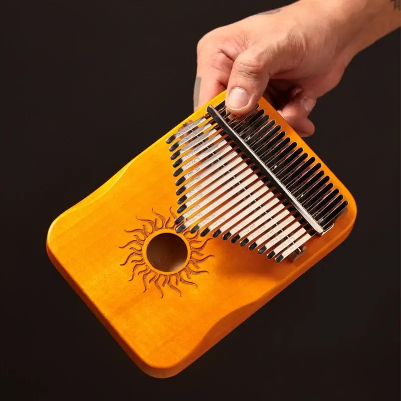 17 21 Keys Kalimba Finger Piano Kalimba Thumb Piano Keyboard Musical Instrument Mbira for Beginner Music Lover Gifts