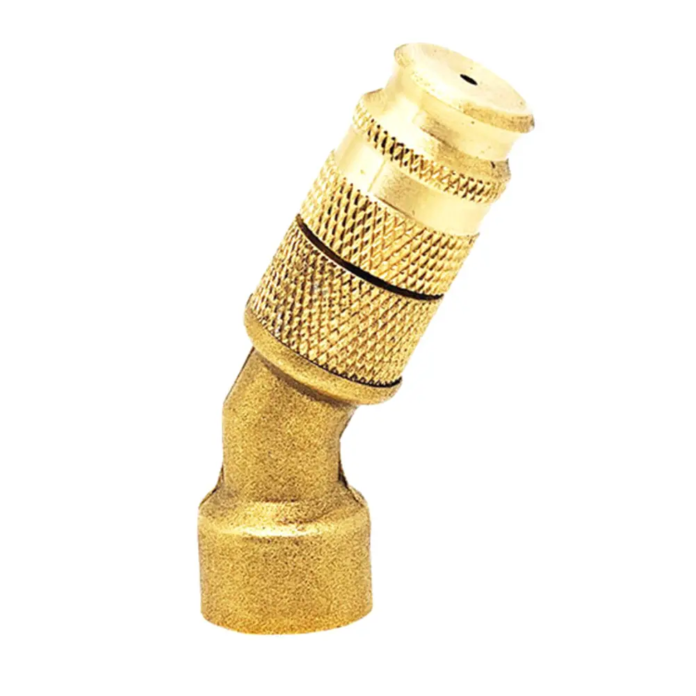 Brass Atomizer For Garden Gardening Watering Nozzle 53mm 14*1.5 High Pressure Sprayer Customizable Spray Distance