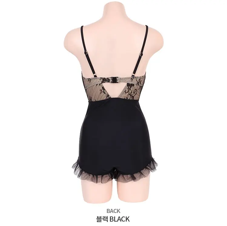 The 2025 New Style of High-end Clothing for Women Korean One-piece Slimming Student Swimsuit Blouse Swimwear Women