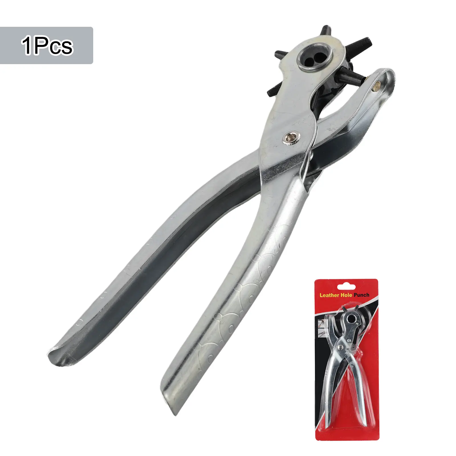 Crafting Tool DIY Leather Projects Leather Punching Tool 2.5-3-3.5-4-4.5-5mm Hole Sizes Multi-size Hole Puncher