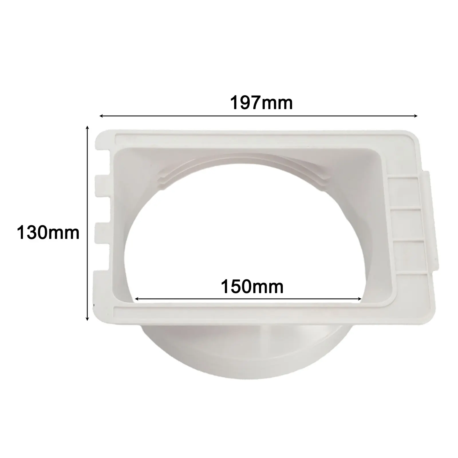 High-Quality Material Connector Exhaust Pipe Mobile Air Conditioner Gray Portable Versatile Efficient Ventilation