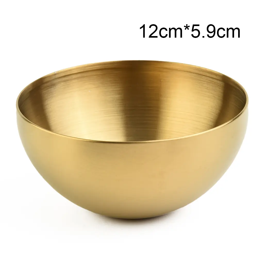 12/15/20cm /Stainless Steel Fruit /Salad Bowls Soup Rice /Noodle Ramen Bowl Kitchen Tableware Food /Container Mixing Bowls