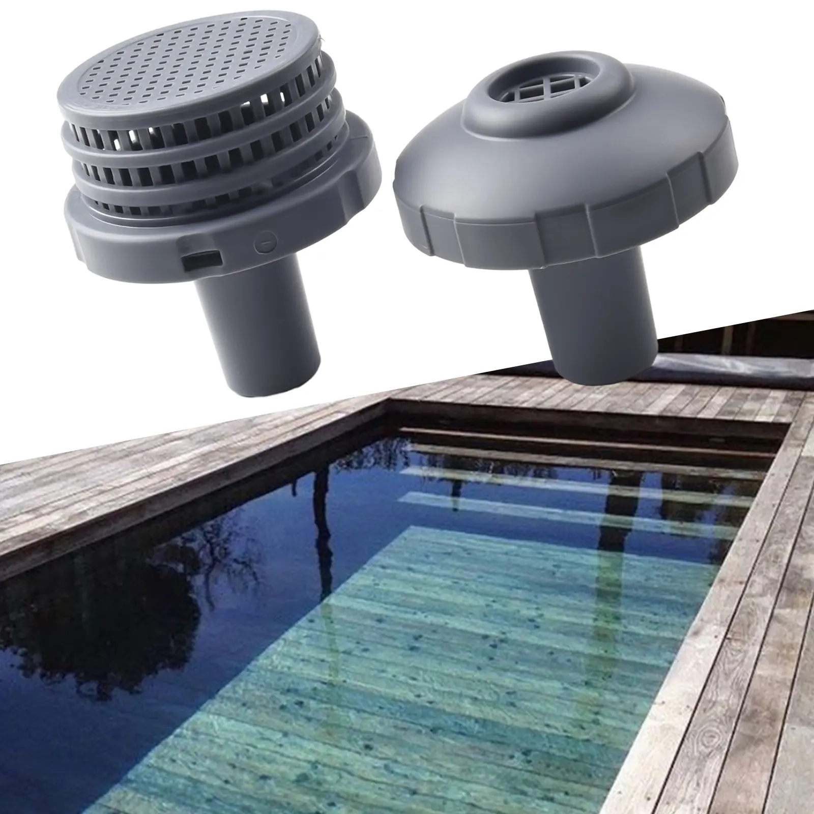 32mm Connection Set for INTEX Pool Hose with Screen Mesh Inlet Nozzle and Strainer Connectors for Above Ground Pool Systems