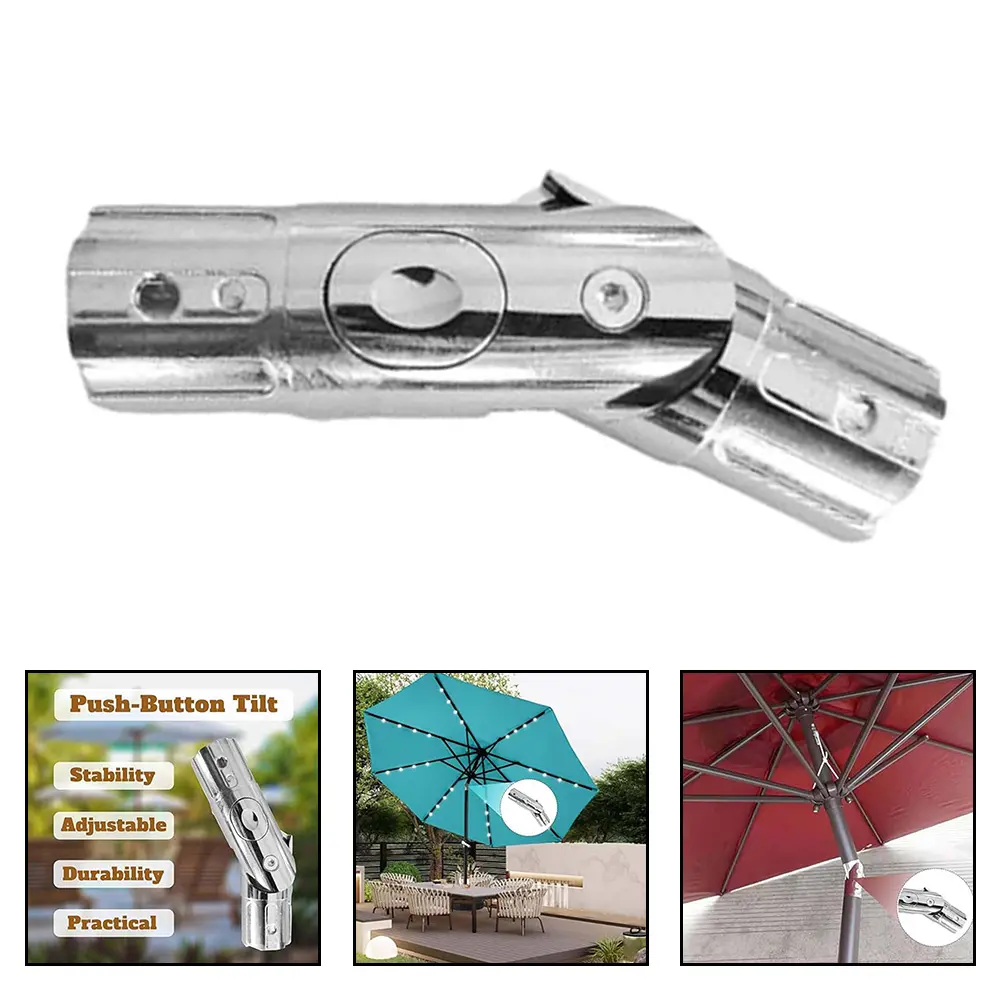 For Patio Umbrellas Umbrella Button Adjuster Umbrella Tilt Adjuster Outdoor Patio Silvery Color Stability And Durability