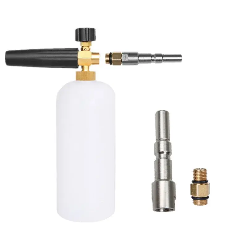 200bar-2900PSI Foam Pot connector 2Pcs Set Stainless steel Washer 1/4"Internal 83mm Adapter Assembly For Nilfisk Kew Alto