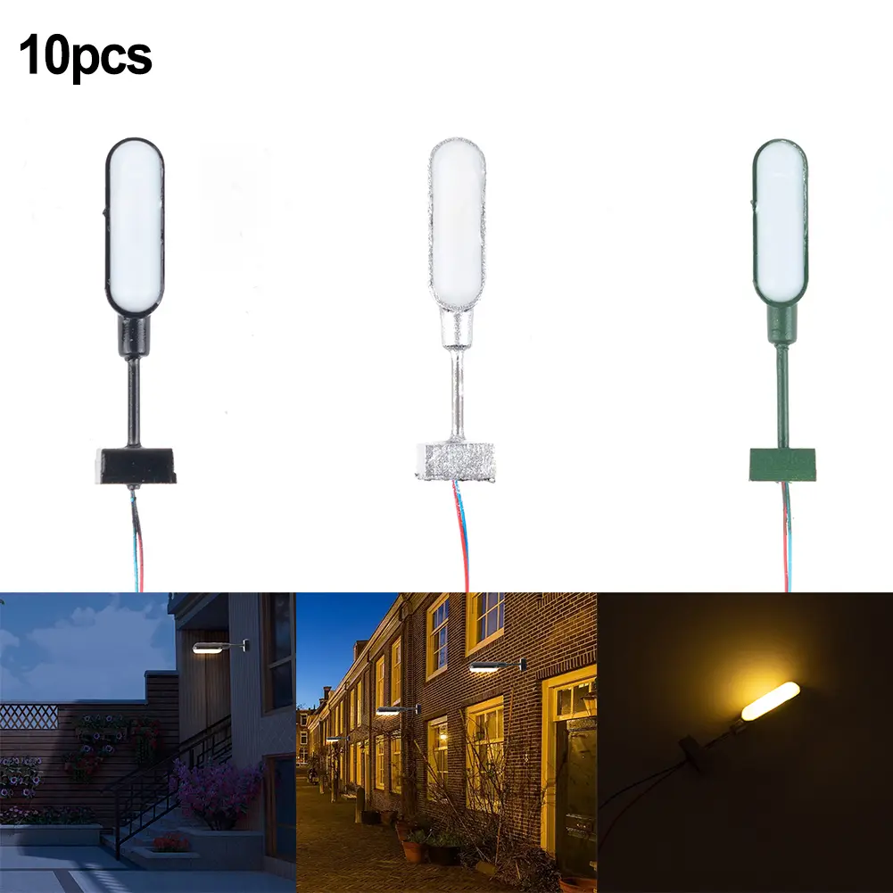 Light Street Wall Light 100% Brand New 28mm 10 Pcs LED Lattice Mast Light Light LED N Kit Platform Street Wall Light