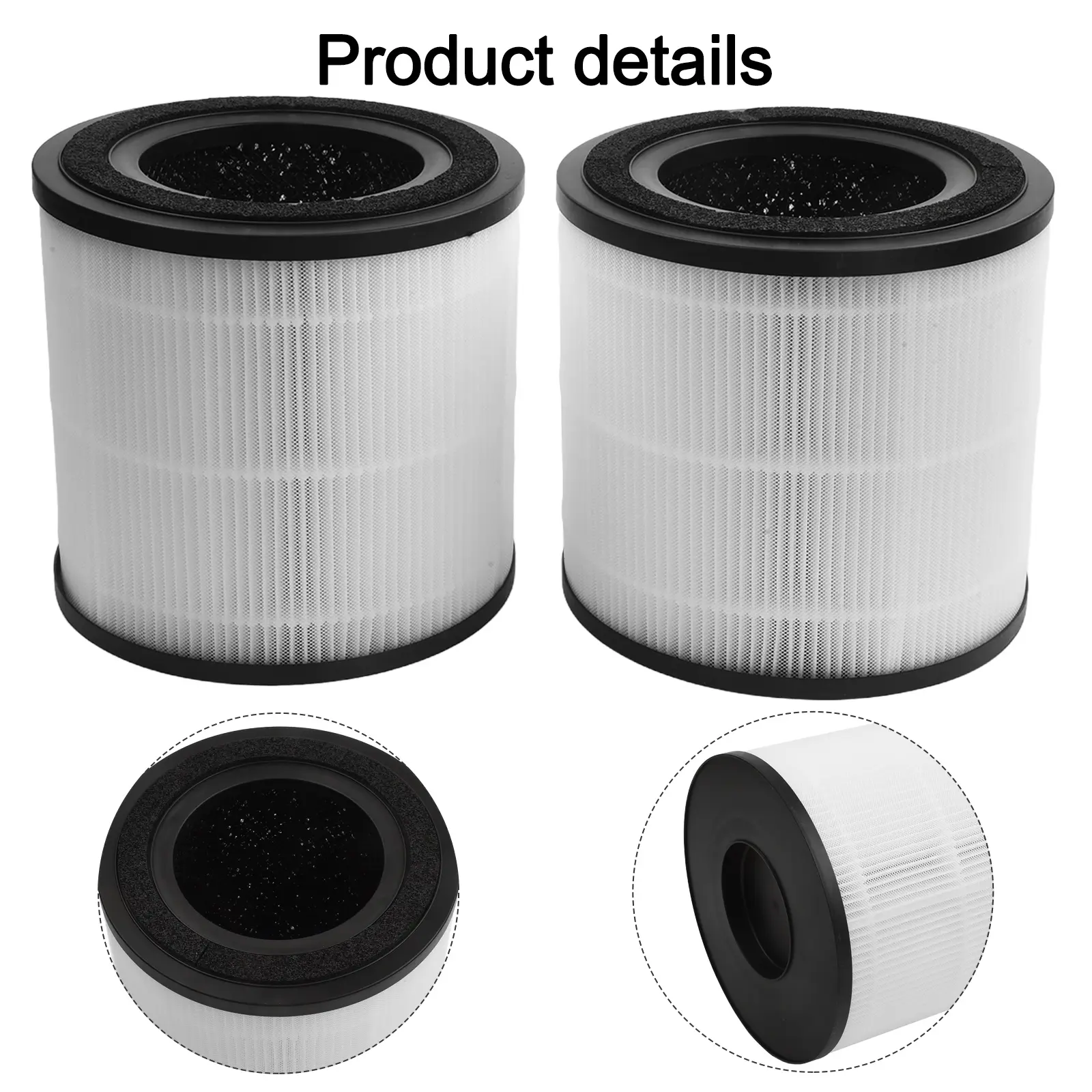 Adapter Efficient Air Filtration Washable Air Filter Washable And Reusable High-strength Material Compatible With 3139B