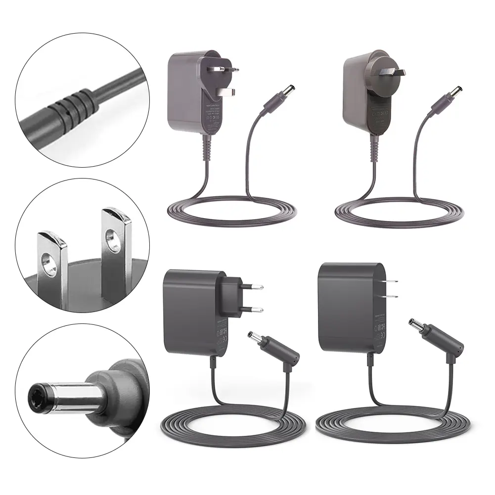 Daily Use Power Supply 30.45V Power Cord Replacement Charger For Dyson Vacuum Charger Easy To Install For Dyson V10