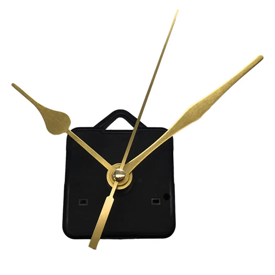 Gold Hands And Long Hands Quartz Clock Movement Accessories Silent Machine Wall Hands Pointer Set Spindle Mechanism Repair Kit