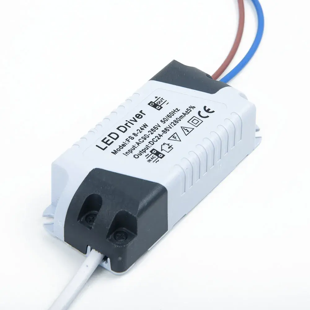 LED Driver 280mA 8-24W AC 110V 220V To DC 24V Lighting Transformator Convert Light Lamps Lighting Waterproof Electric Supply