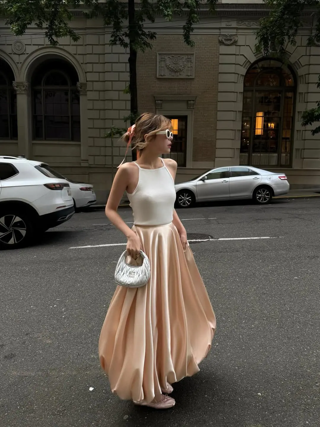 2025 Long Satin Skirt For Photo Shoot Women Custom Made Puffy Skirt For Prom Party Ruffles Zipper Waistband Girls High Quality