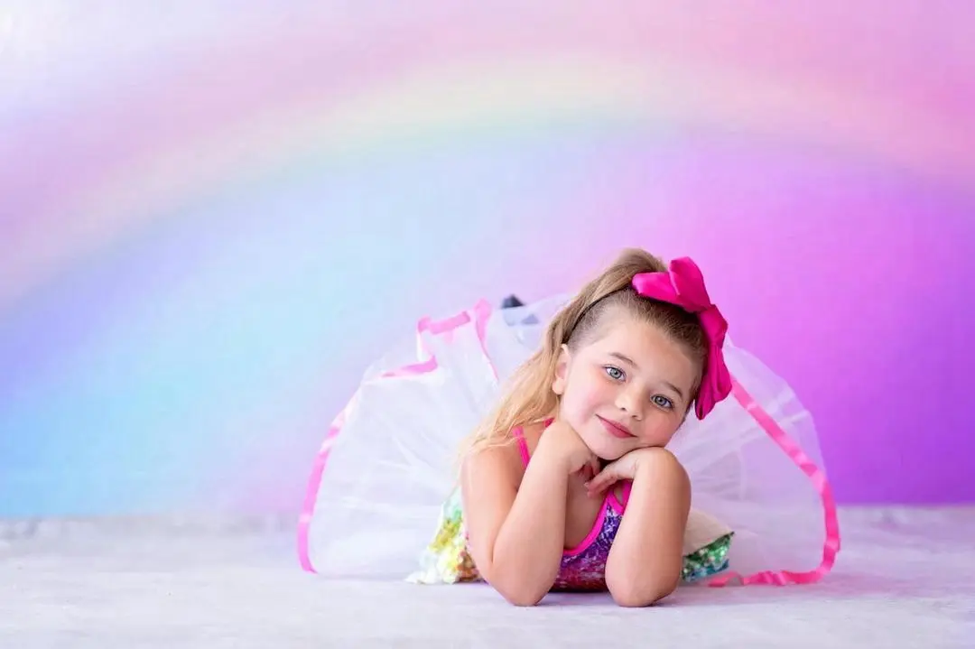 Lovely Rainbow Tutu Tulle Dresses Kids Colorful Girls Sequins Tulle Birthday Party Dress Mix-Color Mini Length A Line Child Gown
