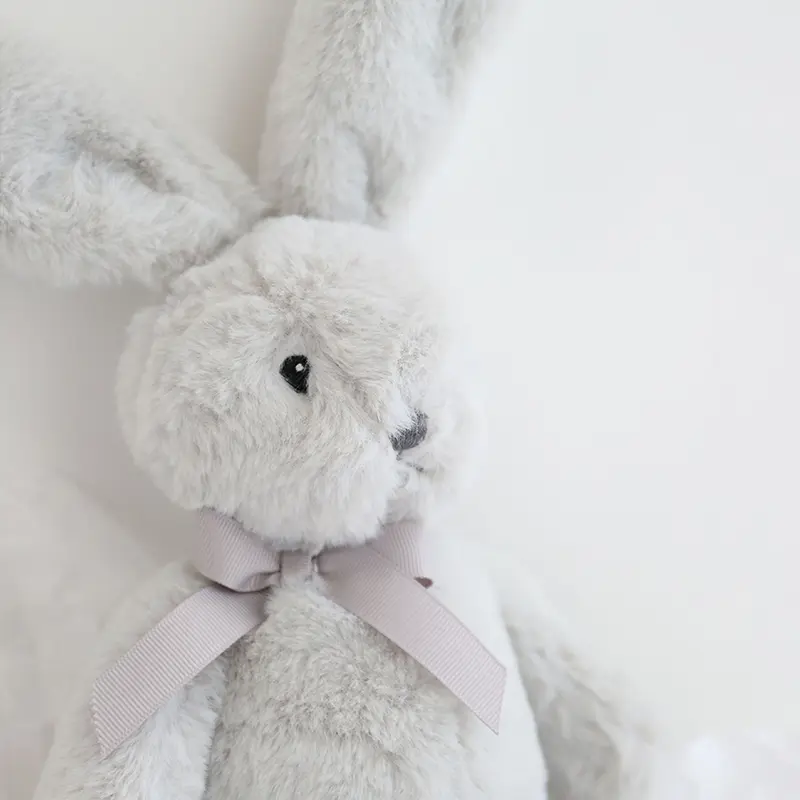 Cute Bunny Plush Toy Stuffed Animals Pink Rabbit Baby Dolls Appease Toys for Baby