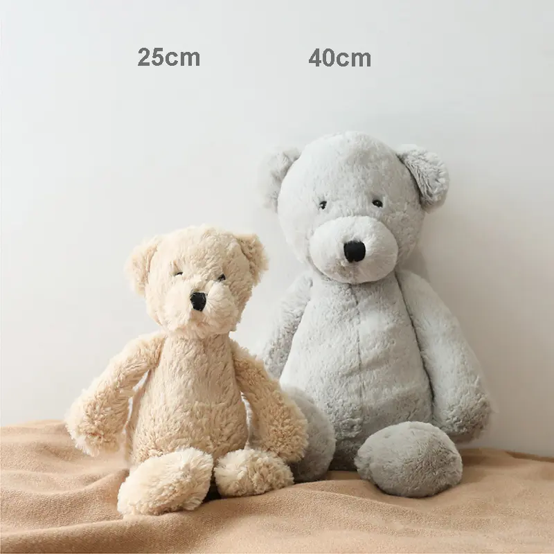 25cm Lovely Bears Appease Toy Cute Plush Stuffed Animal Sleeping Toys Children Kids Gifts