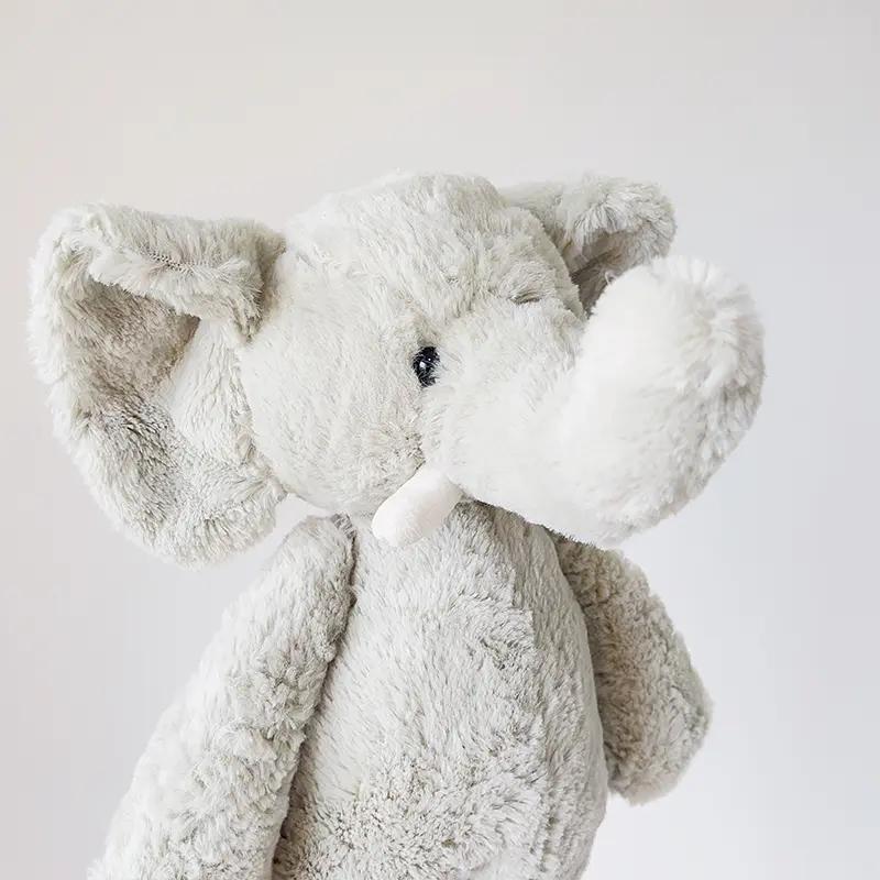 40cm Gray Elephant Stuffed Animal Baby Sleep Toys  Soft Plush Cute Fluffy Appease Toy Children Gifts