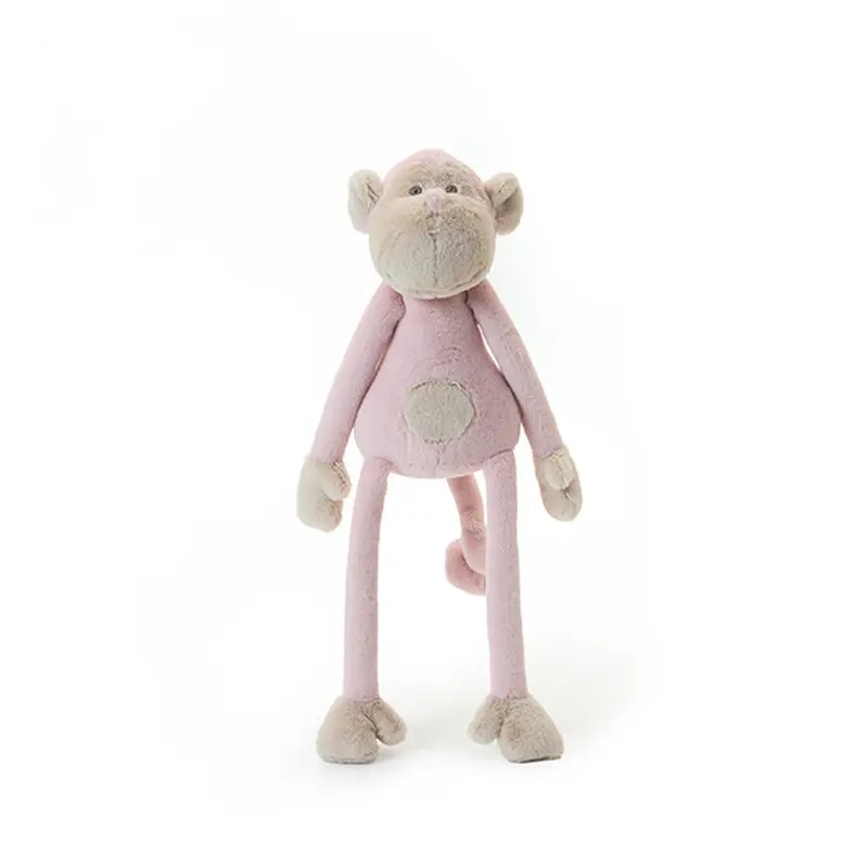 30cm Pink Monkey Baby Stuffed Animal  Security and Sleep Toys Long Leg Comforting Companion Plush Doll Children Gifts