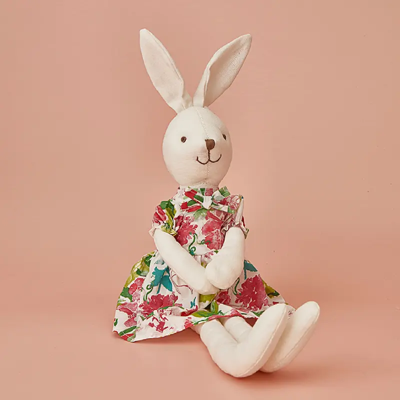 40cm Long Legs Girls Doll With Skirt Home Decoration Cute Bunny Plush Toy for Children Sleeping Mate Girl Baby Gifts