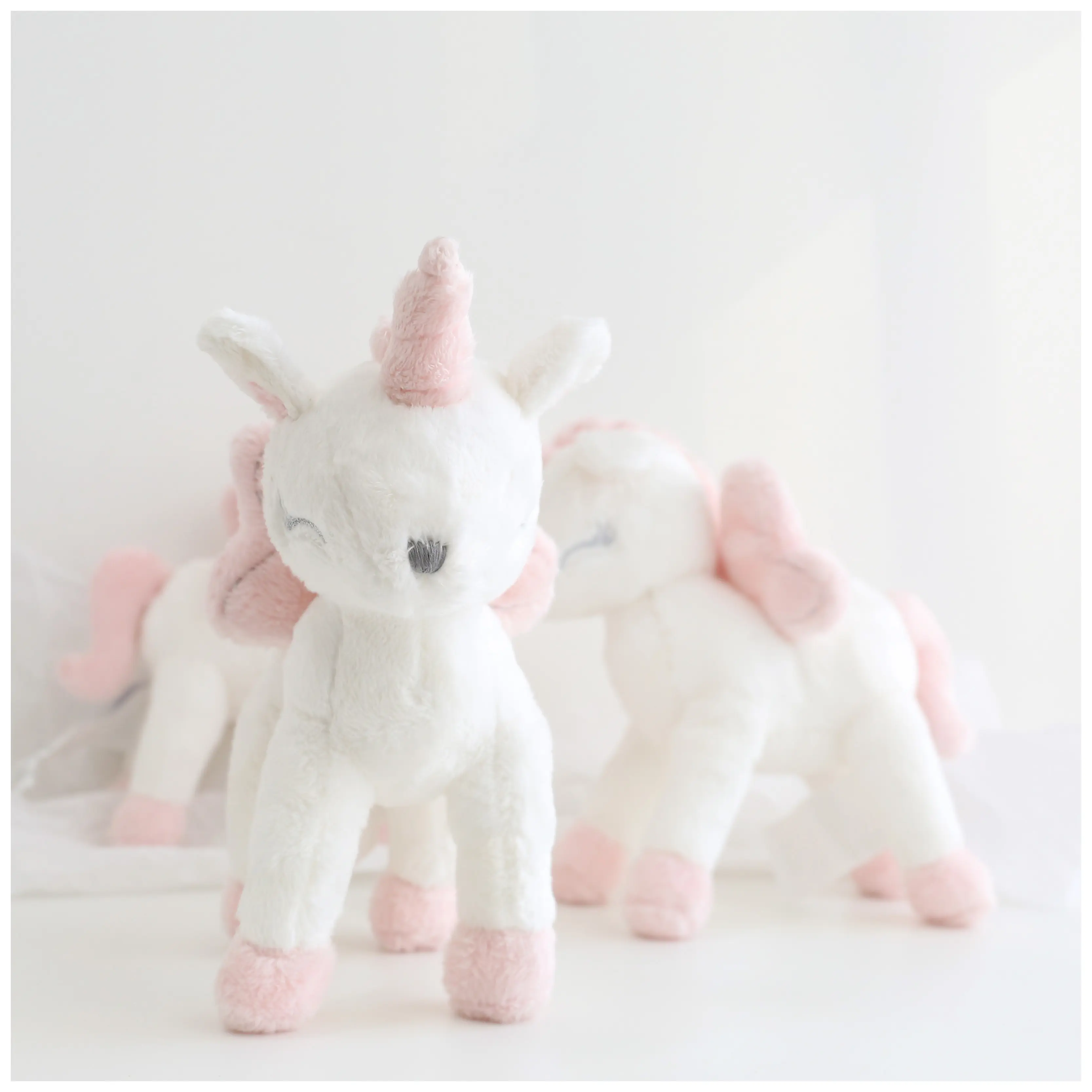 Kawaii Unicorn Plush Toys Soft Stuffed Cartoon Animal Dolls High Quality Gifts Sweet GIrl Nursey Room Decoration Home Accessorie